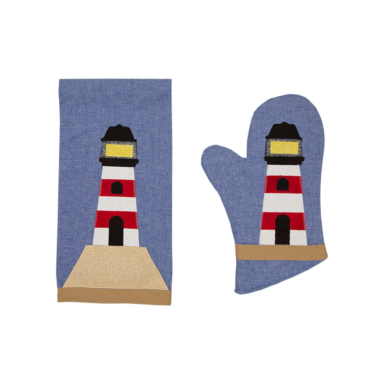 GO! Let It Shine! Lighthouse Tea Towel And Oven Mitt Pattern